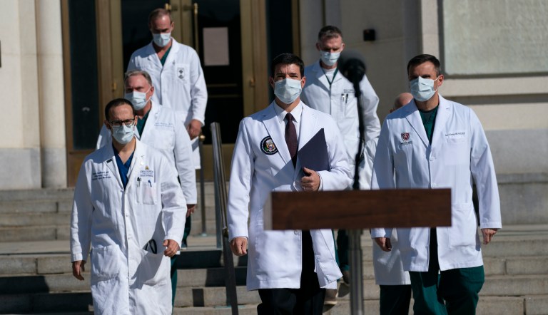 Trump looks to move beyond COVID-19 hospitalization and White House outbreak