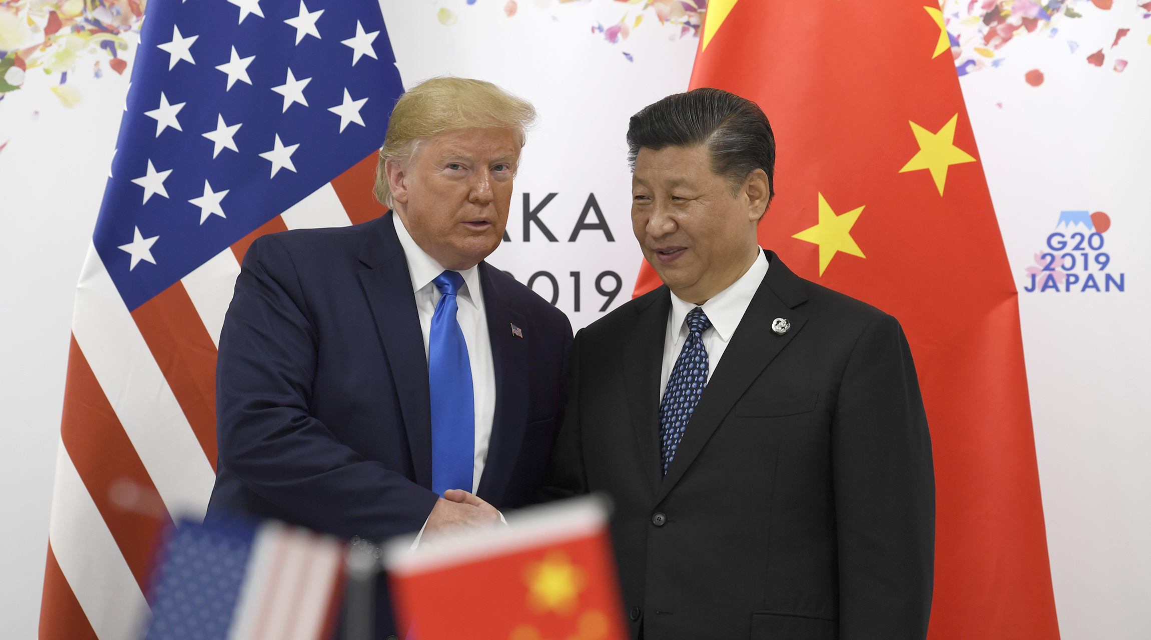 US-China trade talks 'back on track,' Trump says