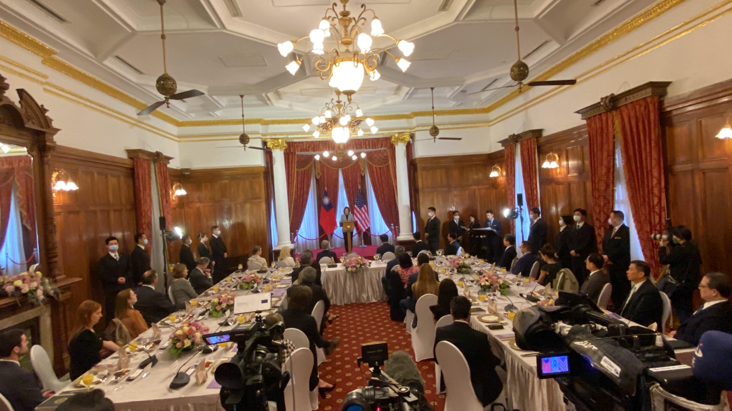Tsai Speaks at the Taiwan Foreign Ministry