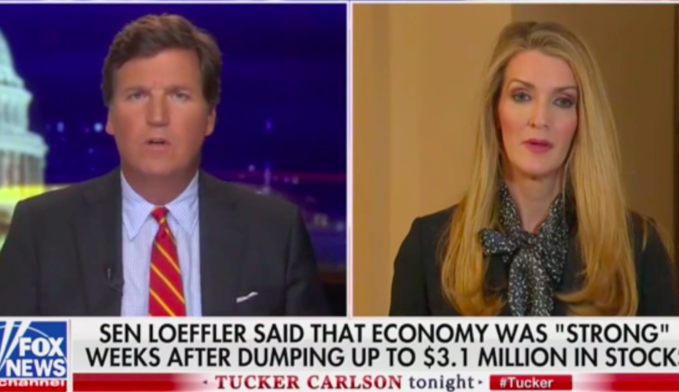 ‘I’m a political outsider’: Kelly Loeffler deflects accusations of insider trading