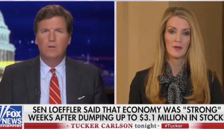 ‘I’m a political outsider’: Kelly Loeffler deflects accusations of insider trading
