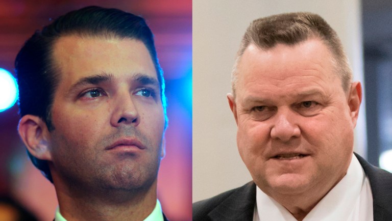 Trump Jr. hunting big game in Montana: Jon Tester, the senator who derailed his father’s VA pick
