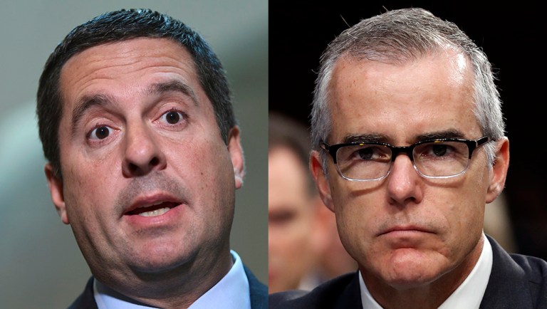 Devin Nunes says Andrew McCabe has it backwards: The real ‘terror’ came from the FBI, DOJ