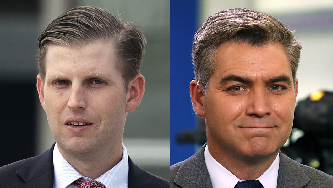 Eric Trump, Jim Acosta engage in Twitter spat over ‘CNN sucks’ chant