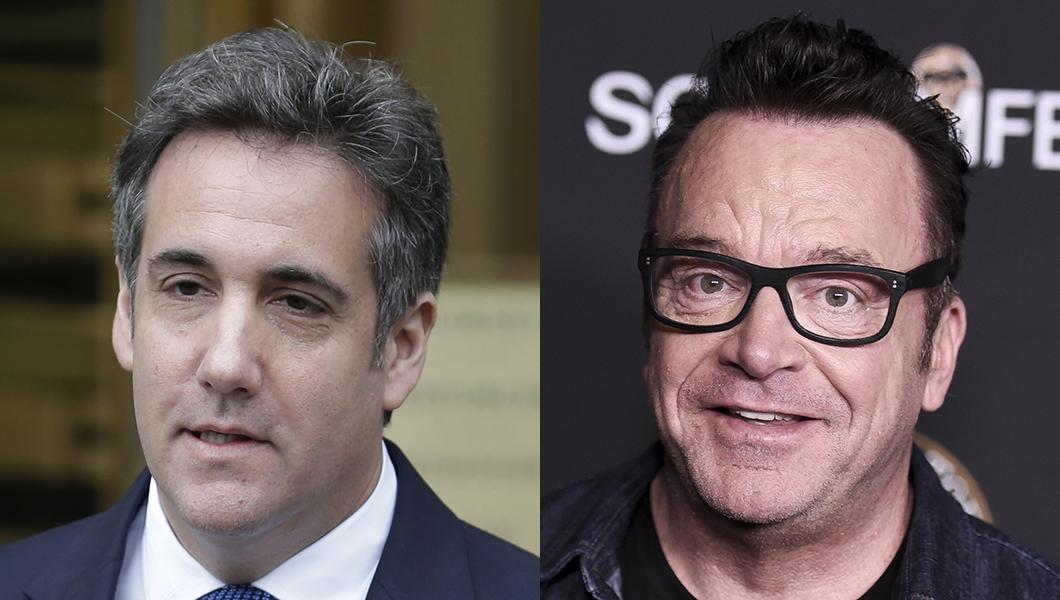 Michael Cohen denies telling Tom Arnold he’d help take down Trump