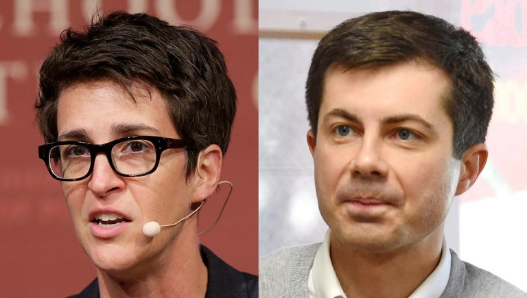 Answering the ‘awkward question’: Rachel Maddow, Pete Buttigieg discuss coming out as gay