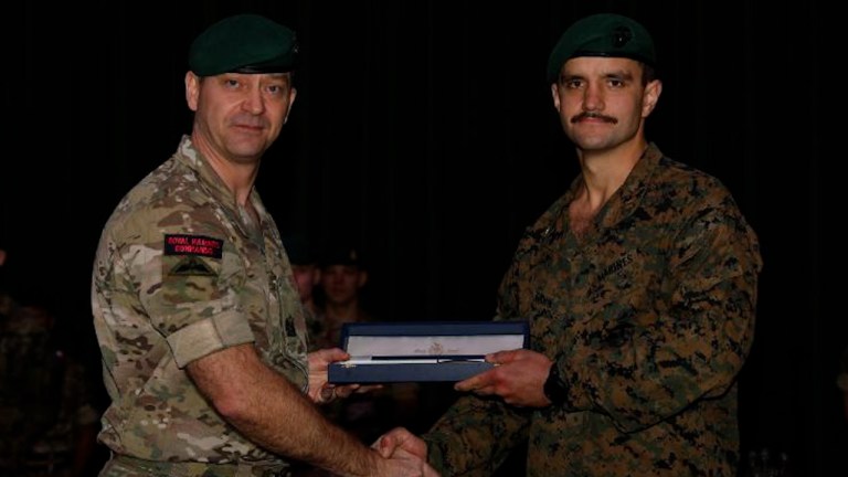 Why it matters that a US Marine officer just earned the Royal Marines beret