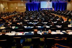 Catholic bishops adopt Communion document that doesn’t mention politicians who favor abortion access