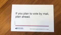 USPS sends postcards encouraging voters to ‘make a plan’ for mail-in ballots