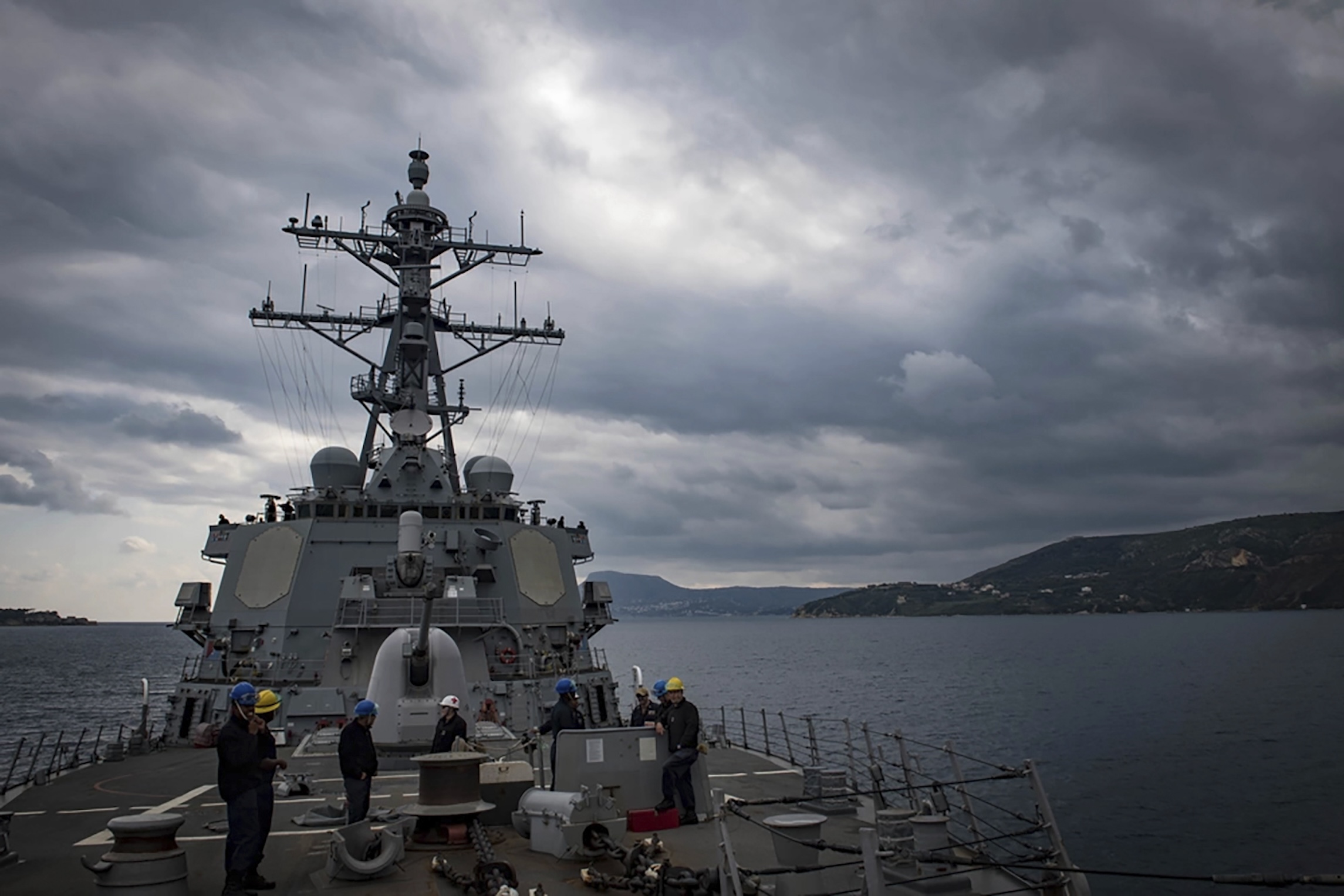 US Navy destroyer shoots down drone in Red Sea