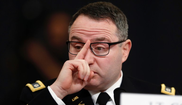 'Marginalized me as a military officer': Vindman complains about being attacked in the press and on Twitter