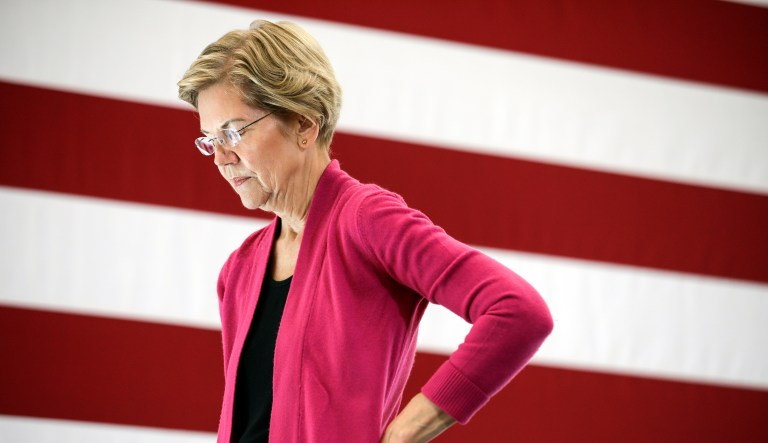 Democratic presidential candidate Sen. Elizabeth Warren, D-Mass., listens to a question during the question and answer part of her campaign event Wednesday, Oct. 30, 2019, at the University of New Hampshire in Durham, N.H.