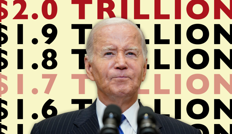 How the federal budget deficit doubled under Biden in a single year