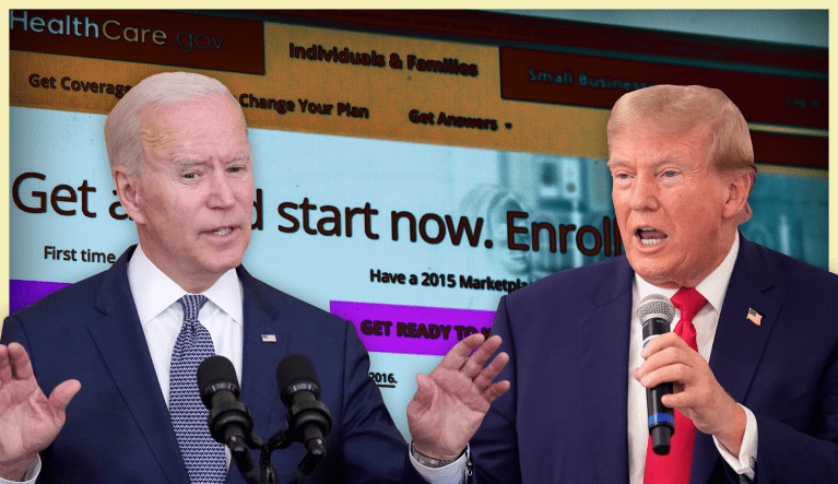 On Obamacare repeal, Trump gives Biden a 2024 political shiv for fresh attacks