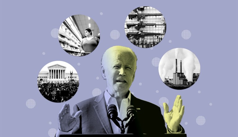 Biden vacillates between braggart and bystander