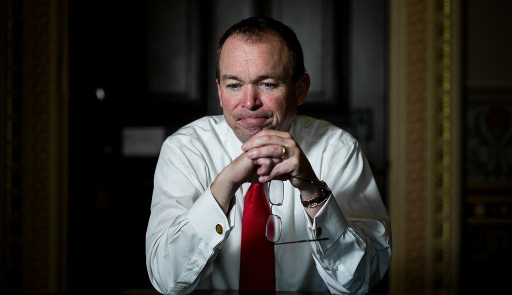 Et tu, Mick Mulvaney?