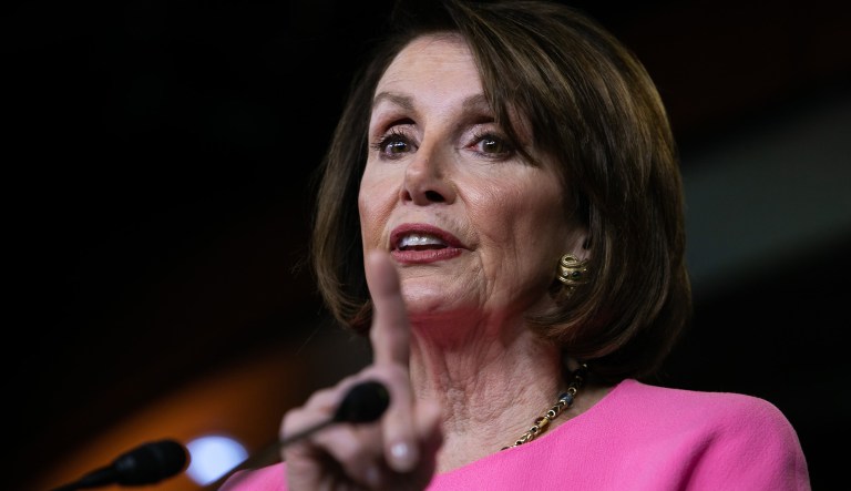 House Speaker Nancy Pelosi speaks during her weekly press conference on Capitol Hill, Thursday, May 23, 2019.