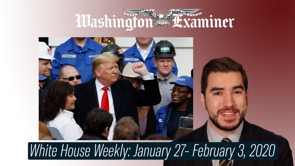White House Weekly: Jan. 27-Feb. 3, 2020