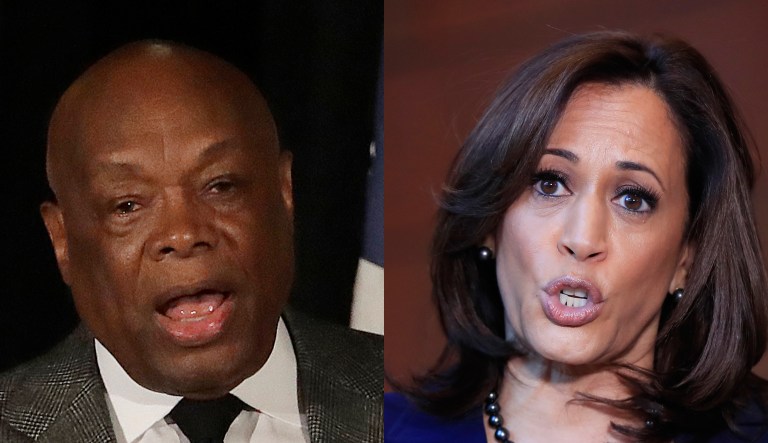 Willie Brown and Kamala Harris