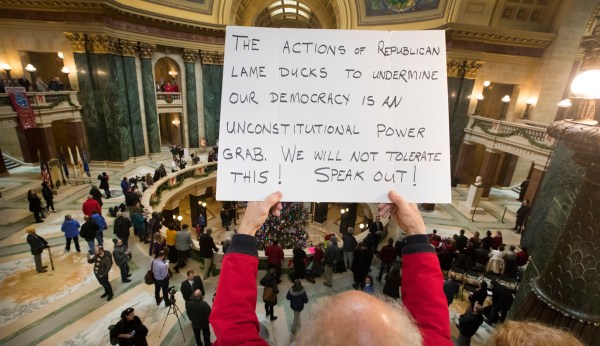 Wisconsin Senate passes bill limiting governor’s powers
