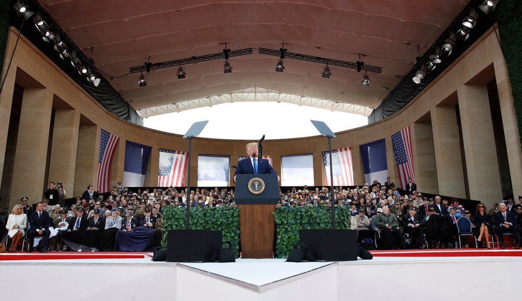 WATCH: Trump participates in D-Day commemoration