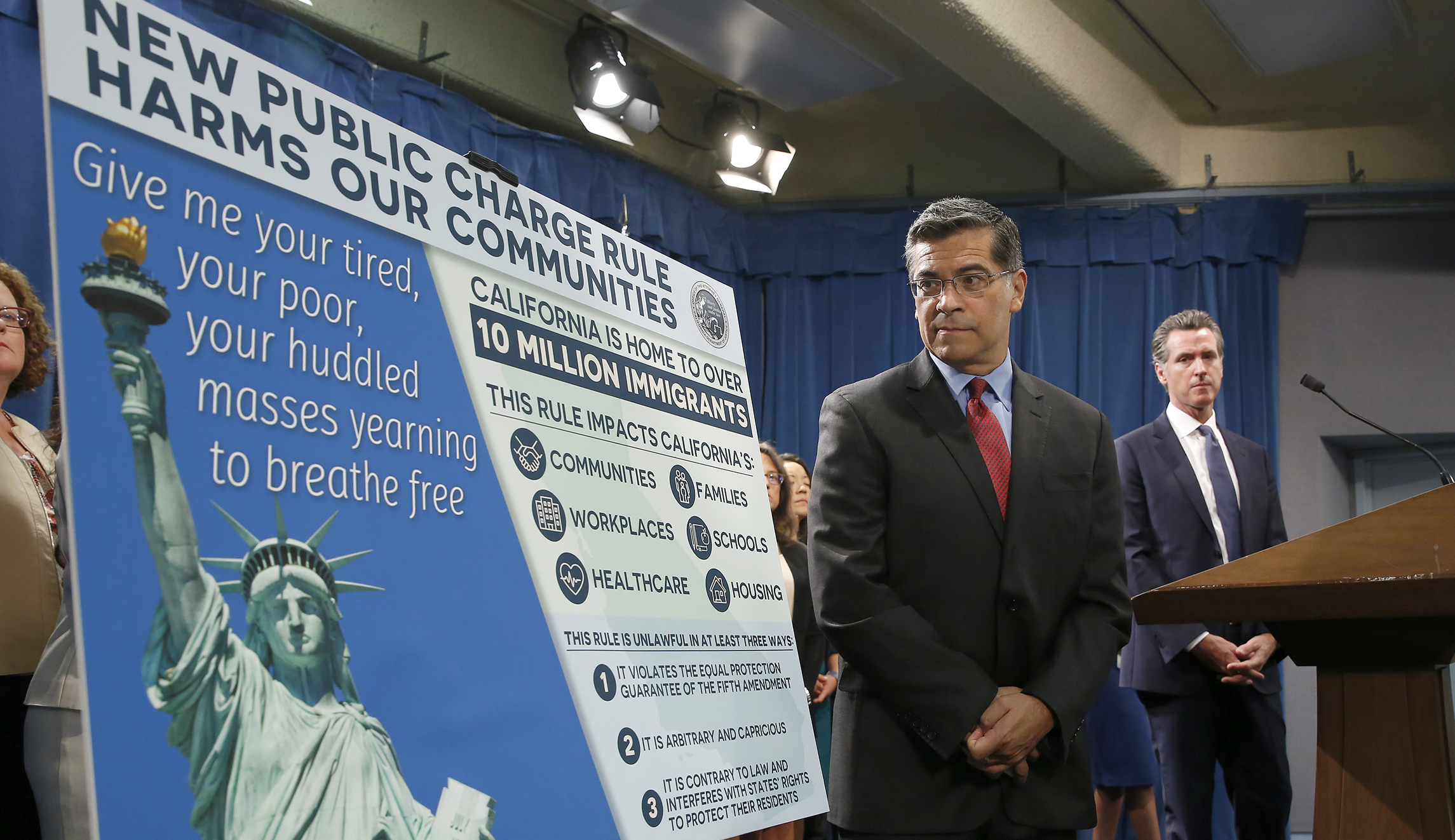 Judge blocks Trump plan to bar more immigrants who get federal assistance
