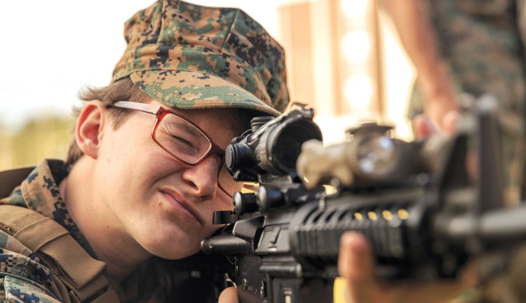 The short-lived female military draft