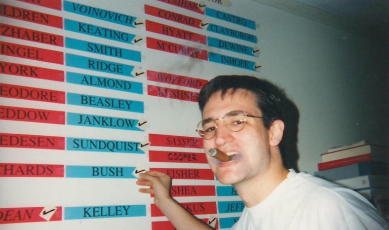 Young Ted Cruz during Bush campaign