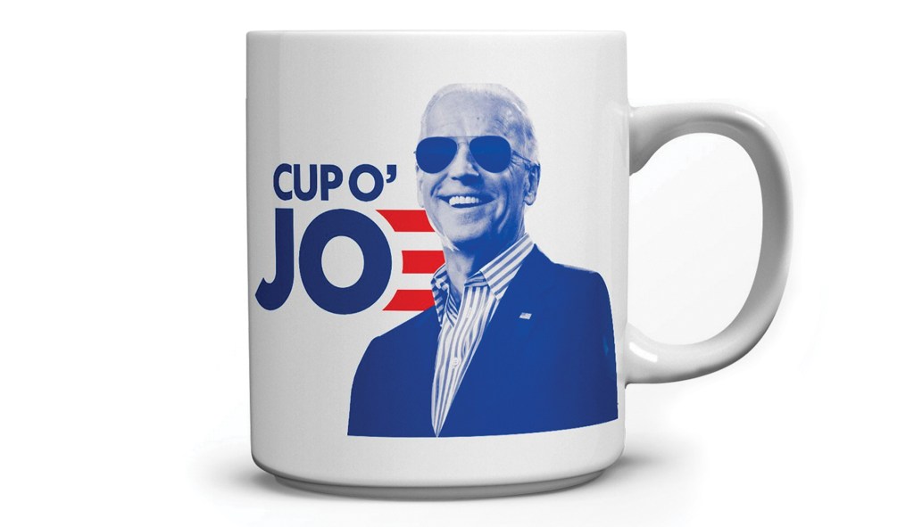 Joe Biden scores with campaign mug