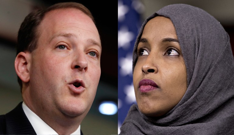 Lee Zeldin and Ilhan Omar.