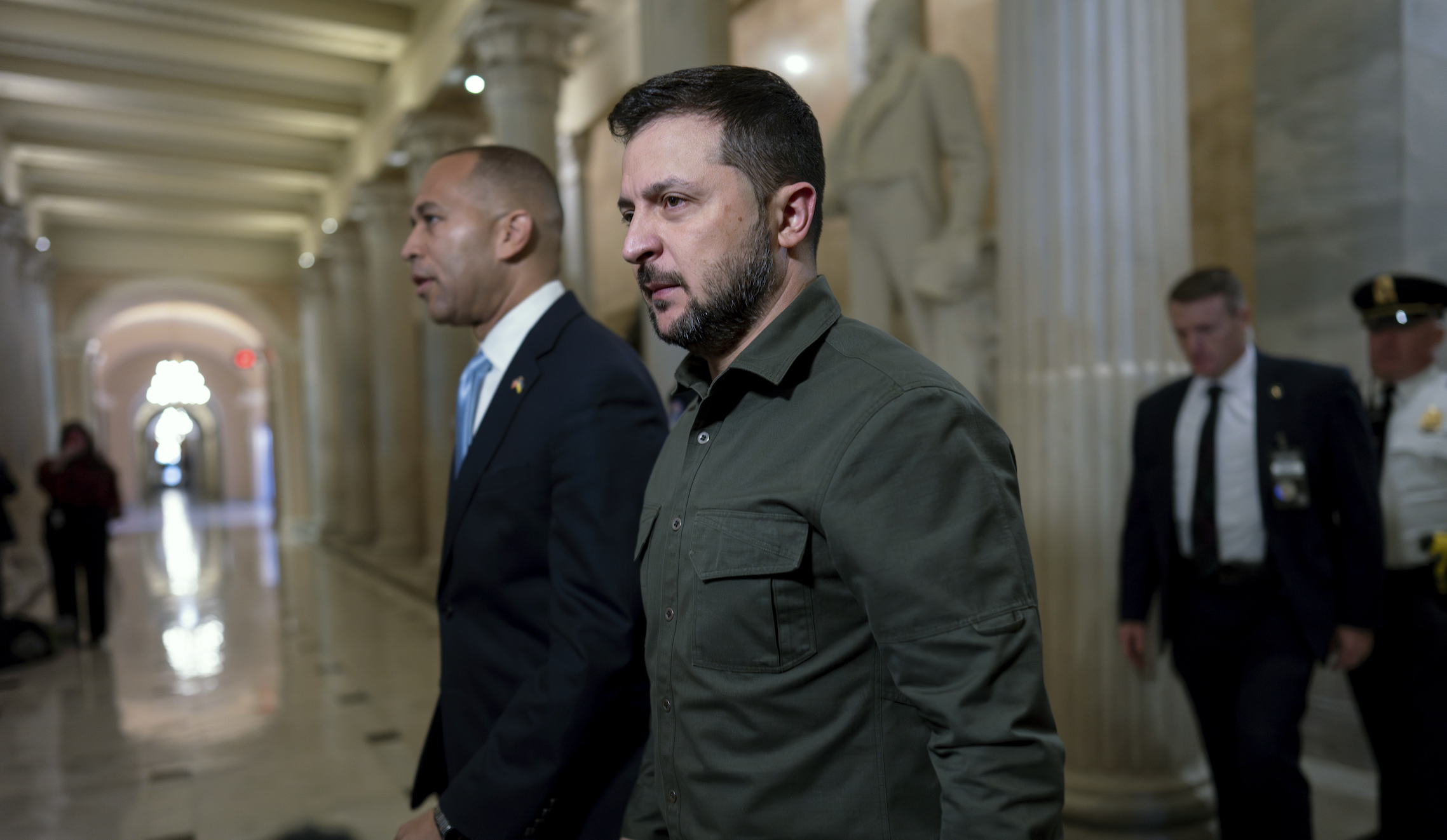 Volodymyr Zelenskyy, Hakeem Jeffries