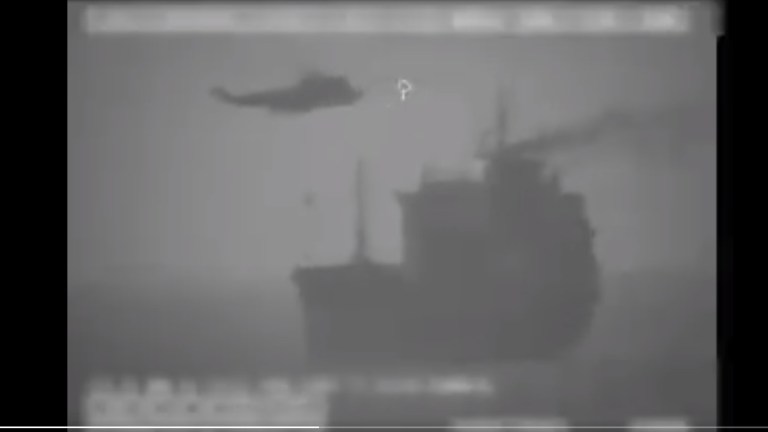 ‘Destabilizing force in the region’: Iran boards ship in Persian Gulf