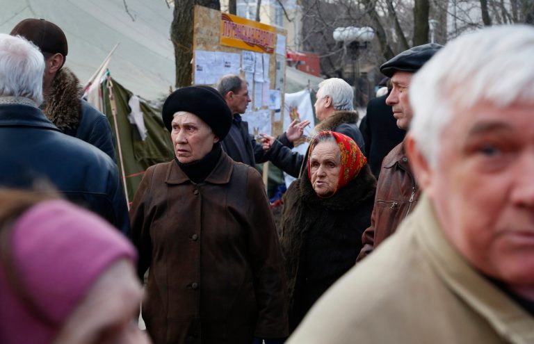 In Ukraine’s east, some beg for Russian iron hand