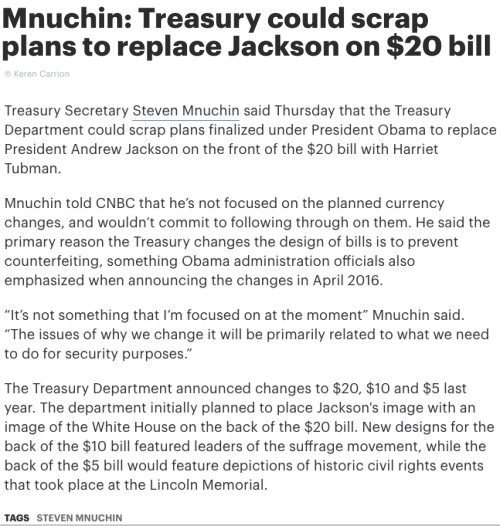 Fake news takes a bite out of Steven Mnuchin