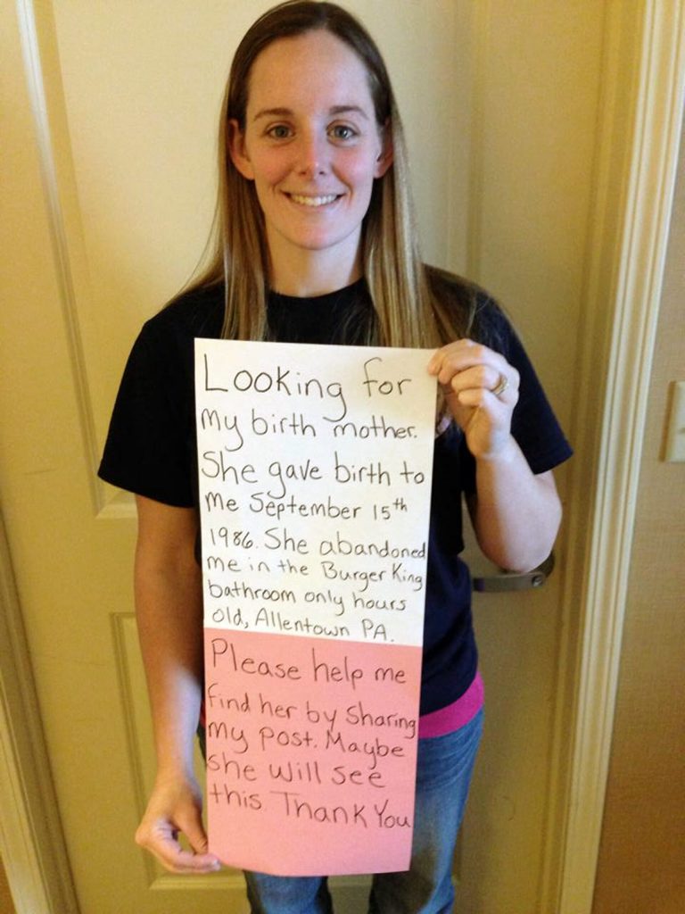 ‘Burger King baby’ now seeks birth mom on Facebook