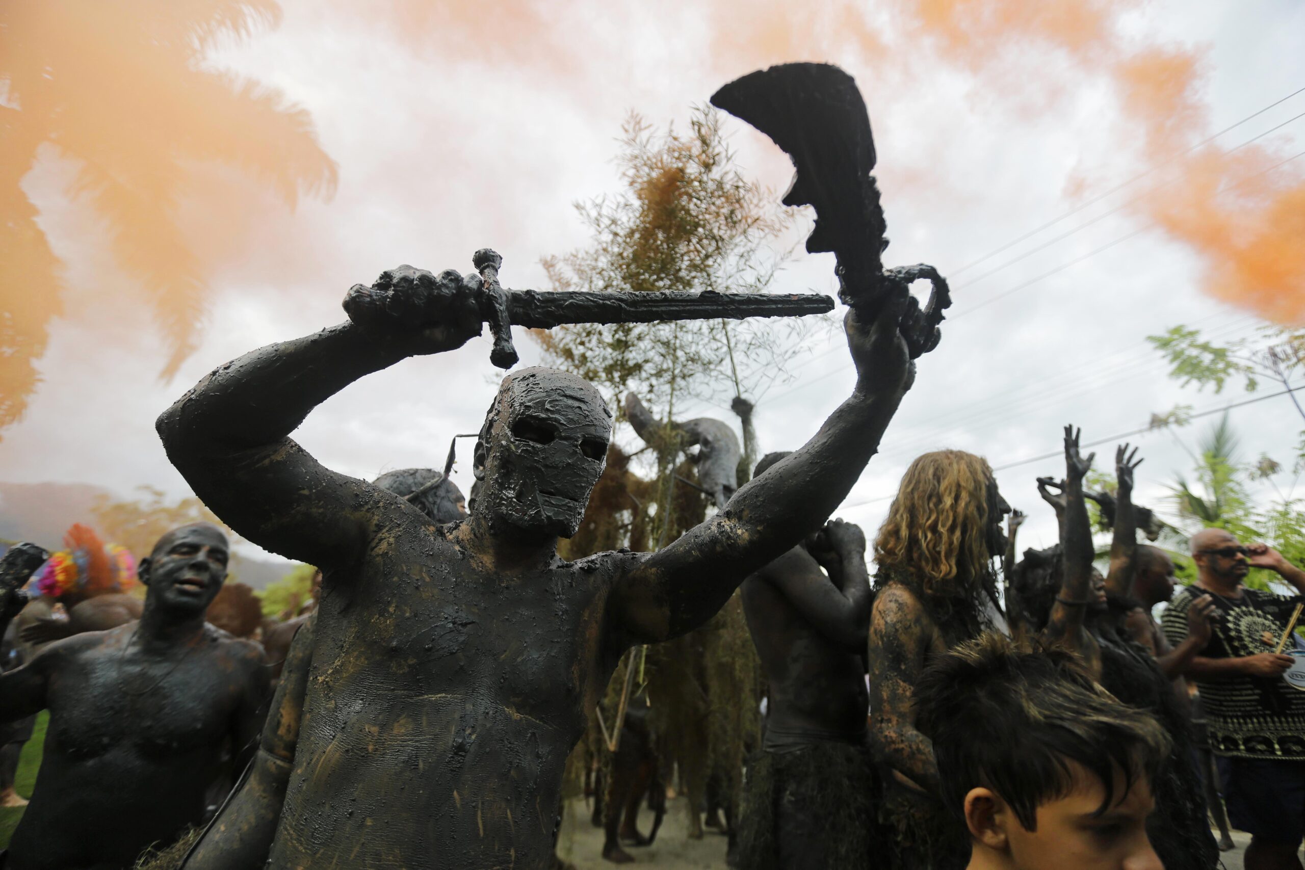 Mud madness: Brazilian town’s dirty Carnival party