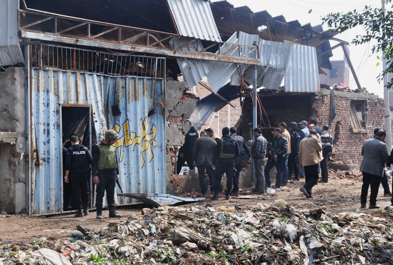 Egypt forces raid militant bomb factory near Cairo
