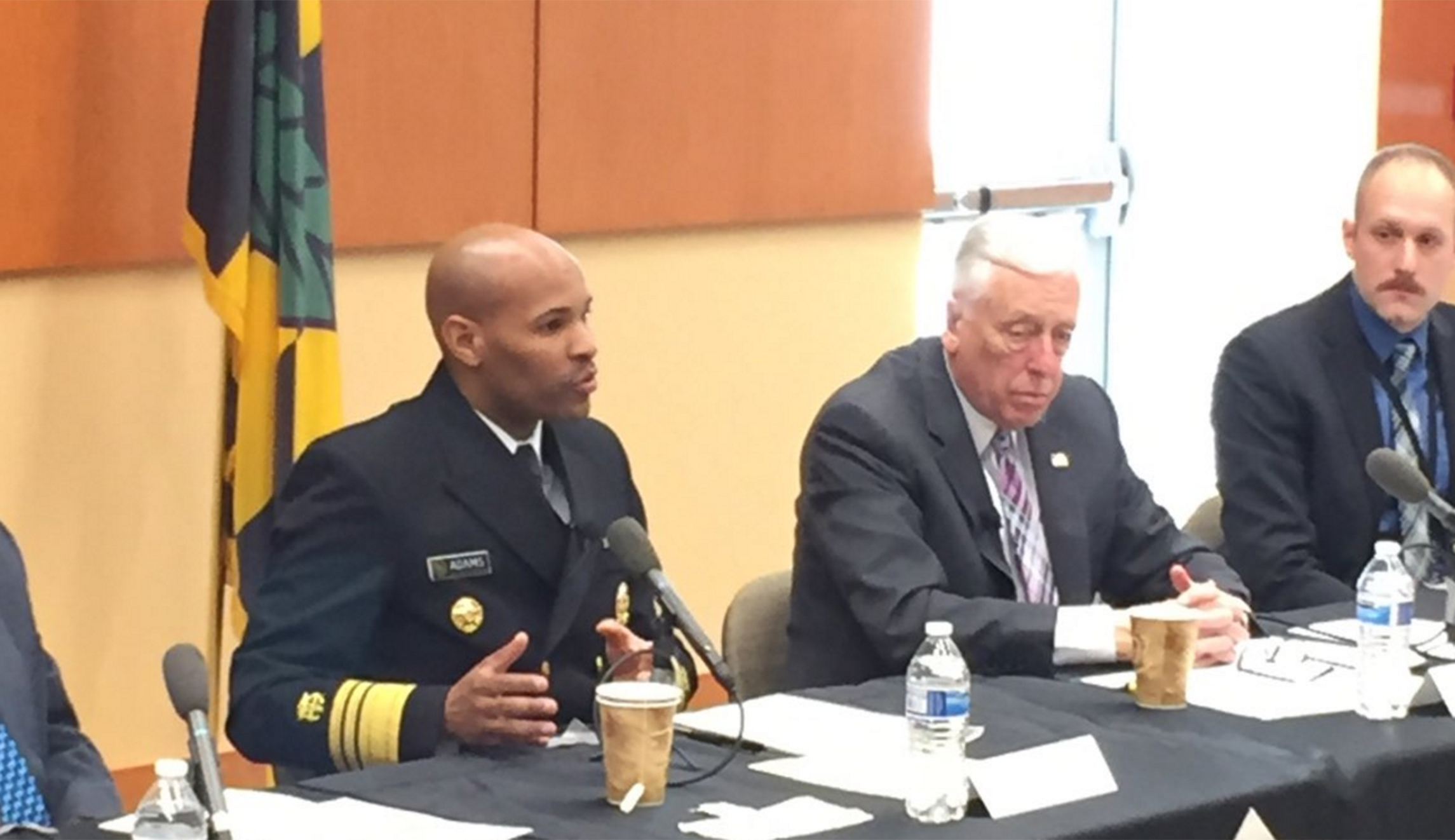 Steny Hoyer praises Surgeon General Jerome Adams for opioid strategy