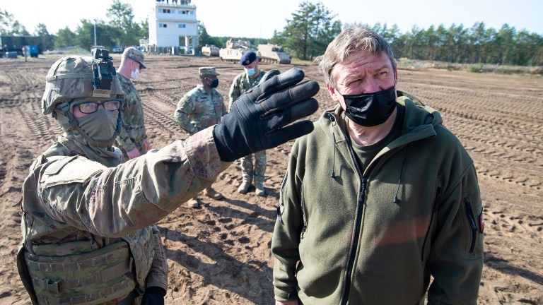 US troops in Poland reassure NATO’s Baltic states as Russia looms