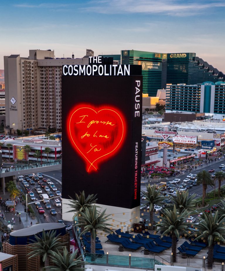 Vegas Strip art turns signs into love notes