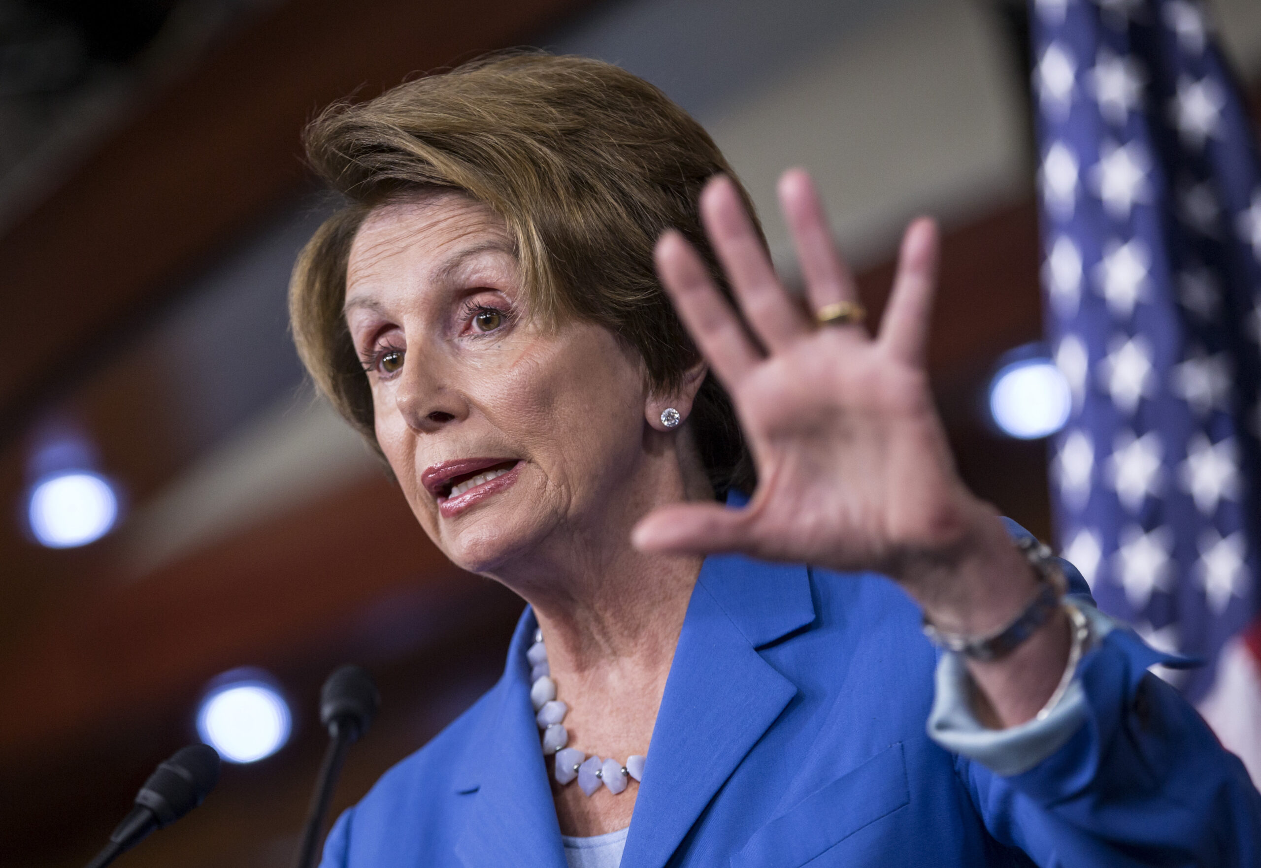 Nancy Pelosi bashes GOP over fiscal talks