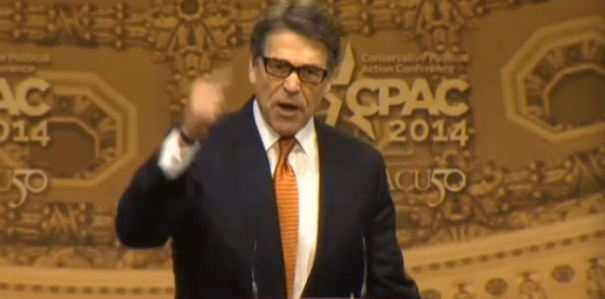 CPAC explodes in response to thunderous speech by Rick Perry
