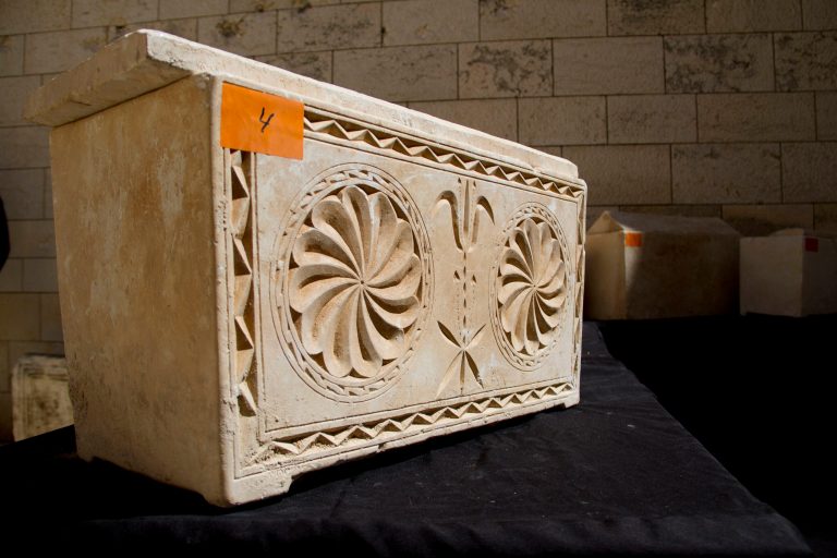 11 ancient burial boxes recovered in Israel