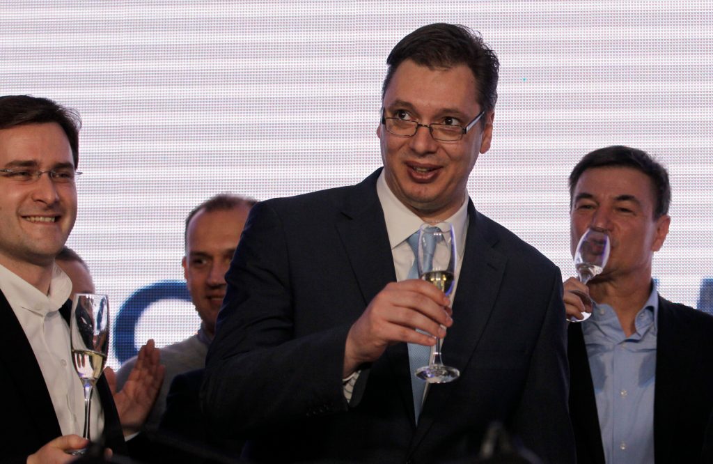 Poll: ruling party wins big in Serbian election