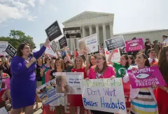 Is this what a war on women looks like? Reflections from the steps of the Supreme Court