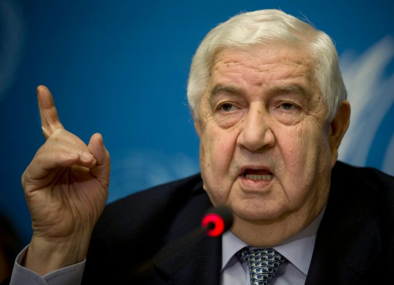 Syrian foreign minister’s heart surgery a success
