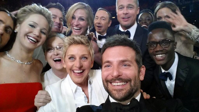 Ellen’s Oscar celeb selfie a landmark media moment