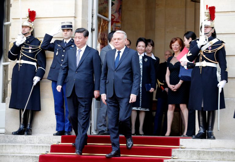 China president gets secret, sumptuous French menu