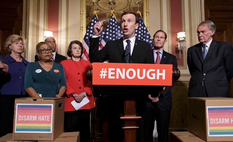 Bipartisan gun control plan survives Senate test vote