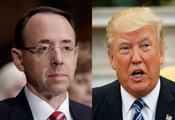 Reminder: Whether or not Trump asked Rod Rosenstein for a recommendation, he didn’t get one